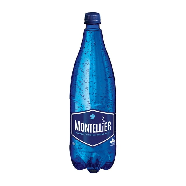 Montellier Carbonated Natural Spring Water 1L, Bottle