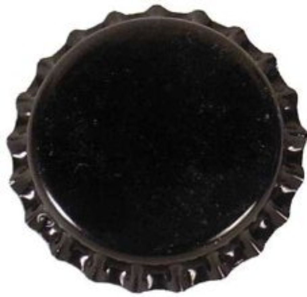 100 Oxygen Absorbing Beer Bottle Caps Brewing Homebrewing Black Dog Crown Cap 
