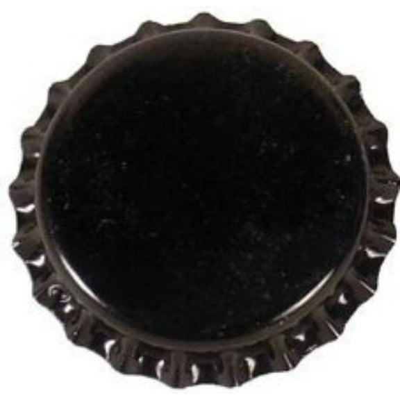 Black Oxygen Absorbing Crown Bottle Caps for Homebrewing 144 Count