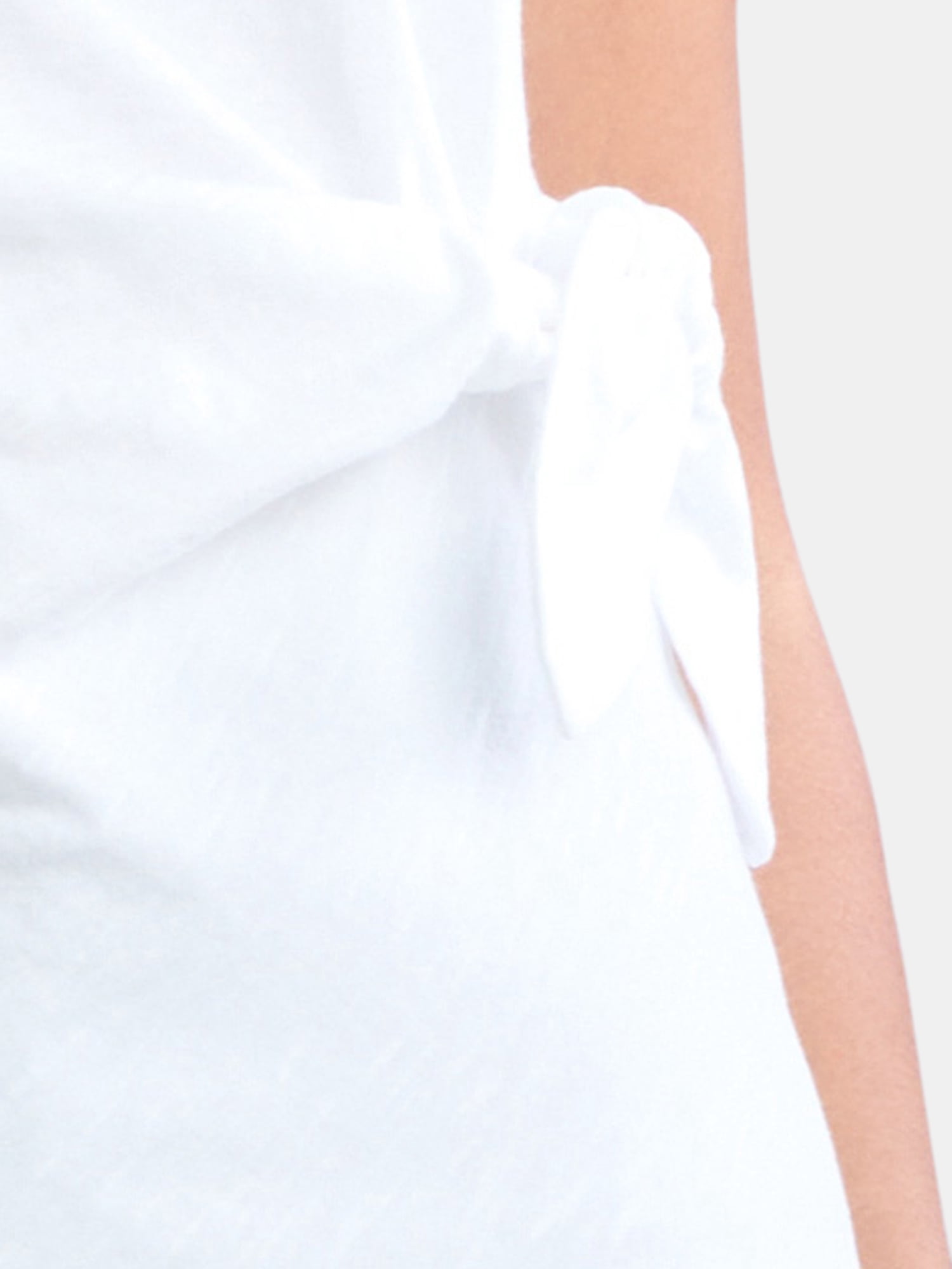 Time and Tru Women's Cotton Side Tie Top, Sizes XS-XXXL