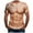 Khaki #01, variant on Nmnitkp Funny Shirts Men Muscle Fitness Chest T-Shirts 3D Print Fashionable and Cool Mens T-shirts Graphics Pattern Crewneck Short Sleeve Tees(Plus Size)