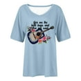 thumbnail image 4 of Summer Tops for Women Over 50 Tie Front Plus Size Shirts for Women 3X Buy Again My Orders, 4 of 4