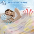 thumbnail image 3 of Spring Floral Cooling Blanket,Lightweight Breathable Summer Throw Blanket with Double Sided Cold Effect,Modern Oil Painted Daisy Botanical Elegant Picnic Blankets Bed Sheet for Hot Sleepers 50"x60", 3 of 8