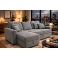 thumbnail image 1 of Sala y Sofa cama 114.5 Smart, Atlas del Descanso color gris, 1 of 8