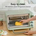 thumbnail image 6 of BUYDEEM 7-in-1 Digital Air Fryer Countertop Toaster Oven, 11QT, Mint Green, 6 of 7