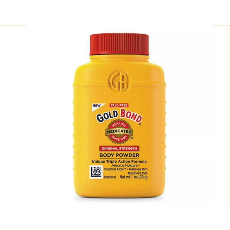 4 Pack Gold Bond Medicated Body Powder Original Strength 1 oz