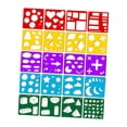 thumbnail image 2 of Abbracc 20 Pieces Painting Stencils Practical Sturdy Lightweight Drawing Stencil Set, 2 of 9