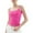 Hot Pink, variant on WTXUE Camisole Tops Square Neck Sports Bras for Women Padded Wirefree Workout Crop Tank Tops With Built In Bra Athletic Tank Tops Corset Tank Top Yoga Tank Tops for Women Black L