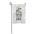 thumbnail image 1 of KDAGR I Love You to The Moon and Back Inspirational Garden Flag Decorative Flag House Banner 12x18 inch, 1 of 1