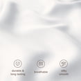 thumbnail image 5 of Bare Home TENCEL™ Sheet Set - Lyocell derived from Eucalyptus - Full, White, 5 of 9