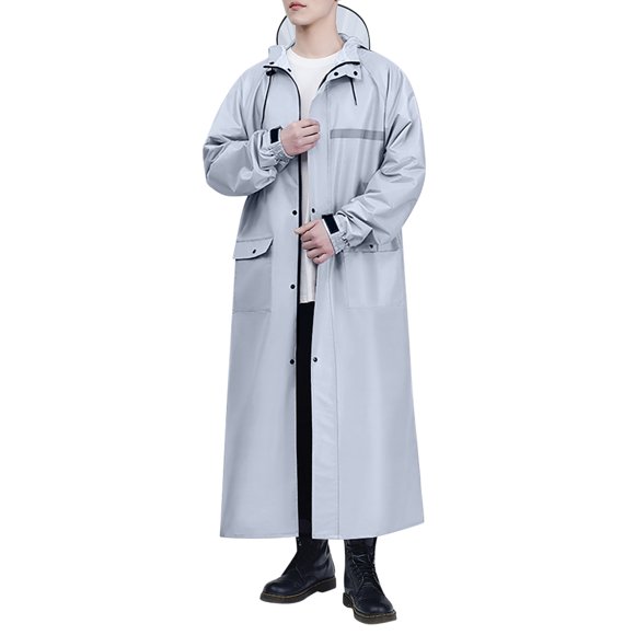 QHFBli Trench Coats for Men Unisex Full Body Rain Poncho for Adults Lightweight Outdoor Gear for All