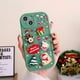 thumbnail image 3 of 3D Cartoon Santa Claus Christmas Phone Case For iPhone 15 14 13 12 11 Pro Max X XR XS Max Elk Snowman Soft Silicone Back Cover, 3 of 5