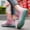 Pink, variant on Women's Rain BOOTS Fashionable Low Cut Rubber Boots Non Outdoor Work Shoes All Season Comfortable Casual Wear Lightweight Portable Garden Shoes
