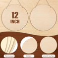 thumbnail image 3 of Ruedas de madera Suzile, 30 unidades, 30 cm de diámetro, para manualidades, sin terminar, 3 of 6