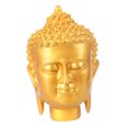 thumbnail image 1 of Estatua de cabeza de Buda, resina a mano Estatuil de Buda coleccionable Exhibición Decoración del hogar, 7 pulgadas dorado Sunnimix Escultura De La Estatua De Buda, 1 of 8