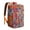 Orange-6, variant on Vibrant Retro Paisley Floral Cooler Backpack - Insulated 20L Soft Cooler Bag with Bottle Opener, Great for Families & Travelers
