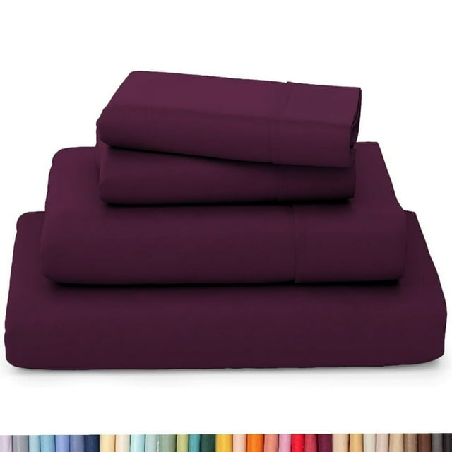 Dosaele Ultra Soft Wrinkle Resistant Bamboo Sheet Set - 4 Piece Set - 2200 Series