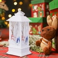 thumbnail image 5 of Vintage Santa Snowman Snow Globe Lantern with LED Lights - Battery Powered Portable Christmas Decoration for Home, Party, Fireplace & Photography Prop, Festive Gift for Family & Friends, 5 of 6