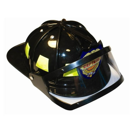 Adult Fire Fighter Helmet in Black