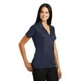 thumbnail image 4 of Sport-Tek Ladies Embossed PosiCharge Tough Polo-XL (True Navy), 4 of 6