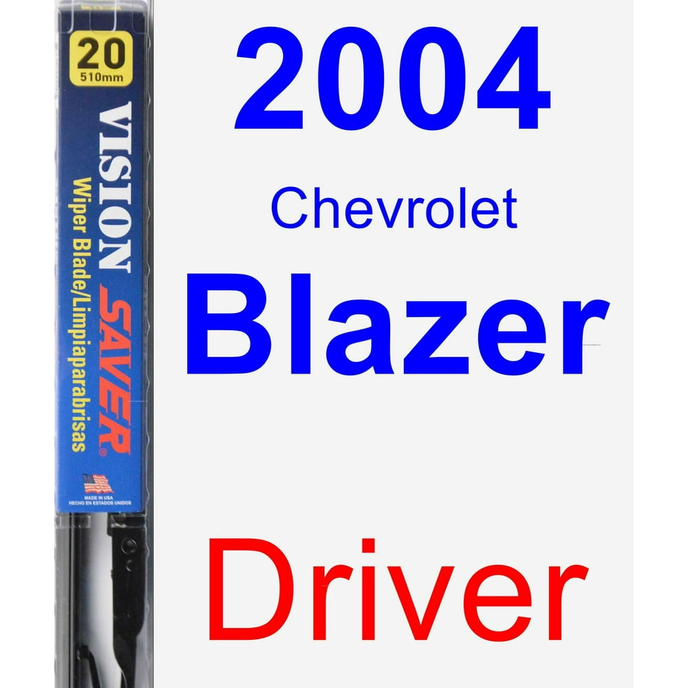 2004 Chevrolet Blazer Driver Wiper Blade - Vision Saver - Walmart.com - Walmart.com 2004 Chevy Trailblazer Rear Wiper Blade Size