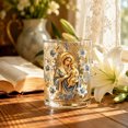 thumbnail image 6 of SLYNSHome Stemless Glass Cup with Religious Gold Art Print, Durable Clear Glass Tumbler for Communion Baptism and Spiritual Home Decor, 6 of 6