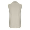 thumbnail image 6 of cllios Mens Sleeveless Button Down Shirts Linen Cotton Summer Beach Basic Tank T-Shirt Tops, 6 of 7