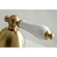 thumbnail image 4 of Kingston Brass KS3967PL 8 in. Widespread Bathroom Faucet, Brushed Brass, 4 of 5