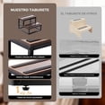 thumbnail image 4 of AVEDISTANTE Taburetes de 2 Pelda&ntilde;os para Ni&ntilde;os y Adultos, Banco Escalera para Ni&ntilde;o, Dise&ntilde;o Antideslizante, Estructura de Meta Capacidad de Carga de 500L, pa, 4 of 8