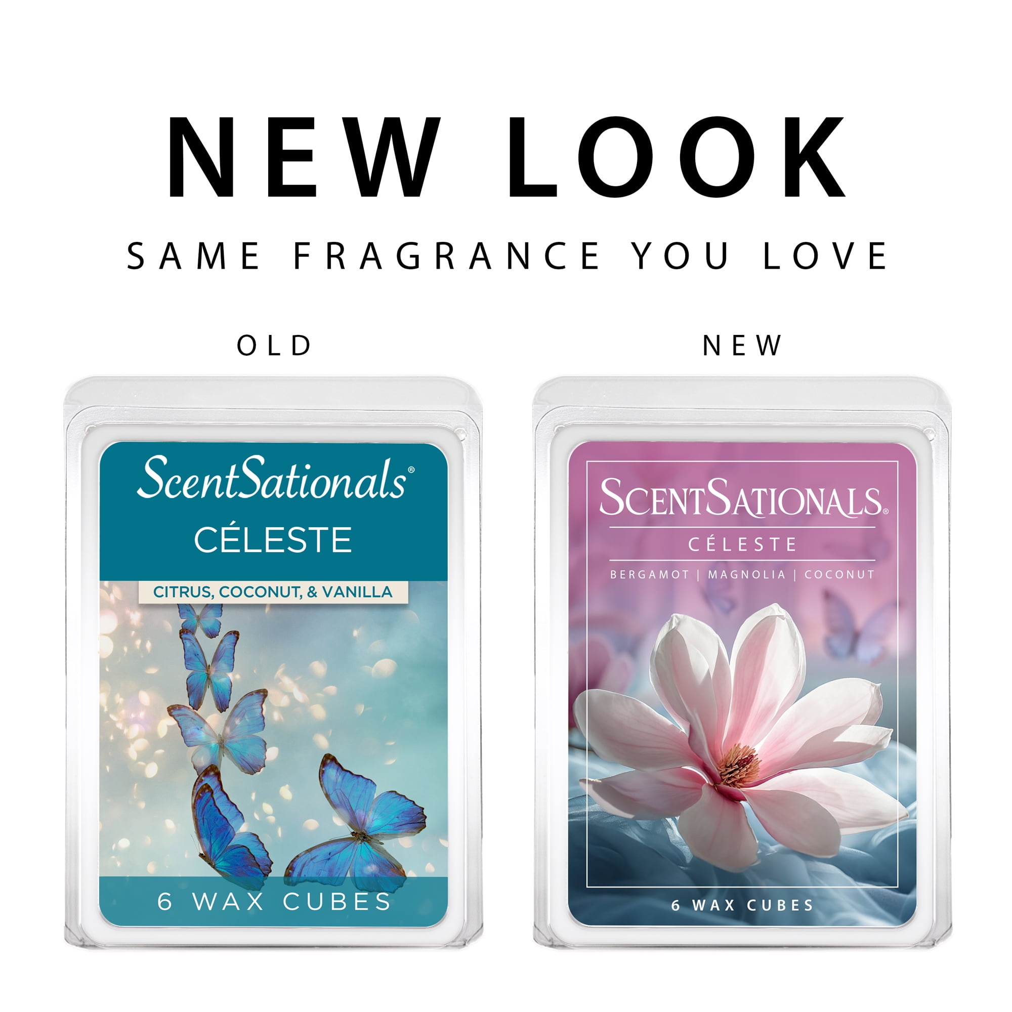 (5 pack) Celeste Scented Wax Melts, ScentSationals, 5 oz