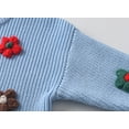 thumbnail image 6 of lnmuld Sweaters for Teens Winter Girls Knit Sweater with Handmade Floral Design Soft Warm Kids Pullover for Toddlers and Children Cozy Everyday Wear Size:9-12 Months, 6 of 7