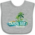 thumbnail image 3 of Inktastic Tampa Bay Florida Beach Trip Boys or Girls Baby Bib, 3 of 4