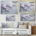 thumbnail image 4 of Designart "Dreamscape Of Beautiful Lilacs IV" Lilacs Floater Framed Canvas Wall Art, 4 of 5