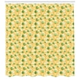 thumbnail image 3 of Ambesonne Tropical Shower Curtain, Exotic Palm Leaves Motif, 69"Wx75"L, Pale Orange and Green, 3 of 3