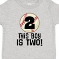 thumbnail image 4 of Inktastic 2nd Birthday Baseball Party Boys Boys Toddler T-Shirt, 4 of 5