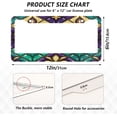 thumbnail image 4 of 2Pcs License Plate Frames Mardi Gras Universal Aluminum License Plate Holder Cover Rust-Proof Car Tag Frame with Screw Caps Home Decor, 4 of 7