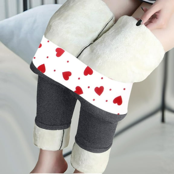 Kiplyki Womens Capris Printed Span Ladies High Waist Keep Warm Leggings Pants