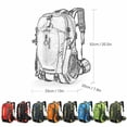thumbnail image 2 of Naiovety al aire libre Hombres Mujeres deportiva de viaje grande Cremallera doble Senderismo Camping escolar Kits de desorden para acampar rojo Naiovety OD1053-01, 2 of 6
