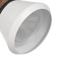 thumbnail image 4 of Benjara BM220617 10W Integrated LED Metal Track Fixture with Cone Head, Bronze & White, 4 of 5