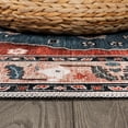 thumbnail image 6 of CAMILSON Oriental Retro Persian Traditional Vintage Distressed Non-Shedding Indoor Area Rug(4001-Red 2x3), 6 of 9