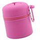 thumbnail image 1 of Caja para pesca con mosca, aparejos de pesca, con cremallera y mosquetón, estuche portátil Rosa, 1 of 9