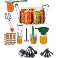 thumbnail image 1 of Tisovixo Canning Kits, Canning Supplies Boxed Set, Canning Equipment, Jar Lifter, Folding Rack, Tongs, Complete Multifunctional Canning Tools, Canning Kit Includes Wide Mouth Funnel for Mason Jars, 1 of 6