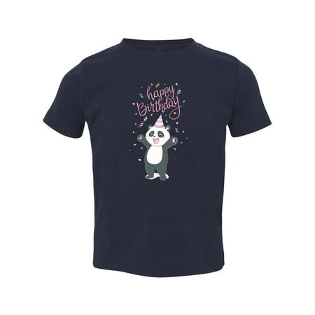 

Happy Birthray With Cute Panda T-Shirt Toddler -Image by Shutterstock 3 Toddler