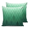 thumbnail image 7 of Outdoor Throw Pillow Cover Geometric Gradient Tree Rhombus Texture Waterproof Cushion Covers 2 Pack Forest Landscape Pillow Cases Home Decoration for Patio Garden Couch Sofa, 7 of 7