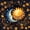 Sun Moon 12, variant on Homewish Death Skull Twin Quilt Set, Hippie Mushroom Flower Twin Coverlet Set, 2 Pieces 1 Bedspread and 1 Pillowcase