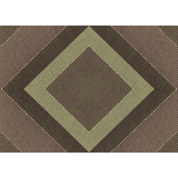 Ahgly Company Machine Washable Indoor Rectangle Transitional Chocolate Brown Area Rugs, 7' x 10'