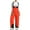 Orange, variant on Ski Jumpsuit for Women Thickened Fleece-Lined Pants Windproof Ski Pants Long Overalls with Suspenders Black XS