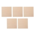 thumbnail image 2 of Piezas De Y Cuadradas.Letrero De licencia De Espacios En De Sin Terminar Es Fácil De , Teñir Y Adornar, 5 piezas 120x120 mm Soledad Placa de madera sin terminar, 2 of 8