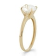 thumbnail image 2 of 10k gold round gemstone ring, 2 of 2