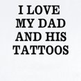 thumbnail image 2 of CafePress - I Love My Dad And His Tattoos Body Suit - Long Sleeve Cotton Baby Bodysuit, 2 of 4